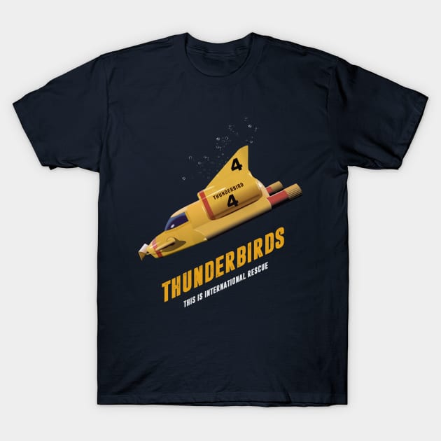 Thunderbirds TV Series T-Shirt by MoviePosterBoy